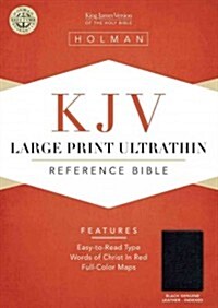 Large Print Ultrathin Reference Bible-KJV (Leather)