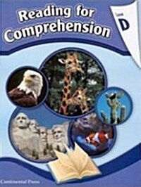 [중고] Reading for Comprehension Student Workbook Level D (Paperback)