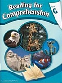 Reading for Comprehension Level G (Paperback)