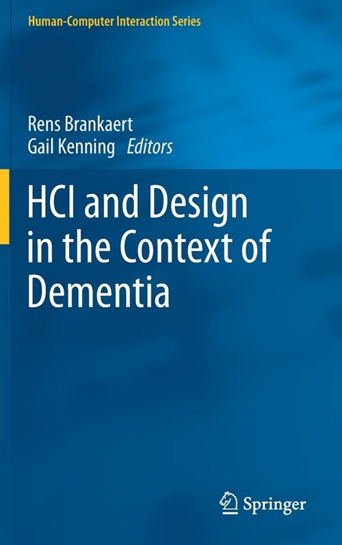 HCI and Design in the Context of Dementia (Hardcover)