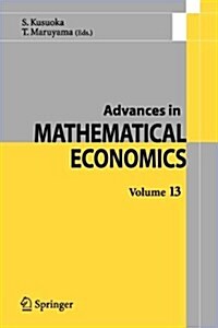 Advances in Mathematical Economics Volume 13 (Paperback, 2010)