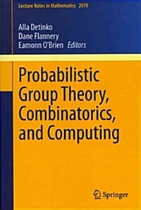 Probabilistic Group Theory, Combinatorics, and Computing : Lectures from the Fifth De Brun Workshop (Paperback)