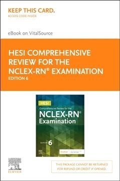 Hesi Comprehensive Review for the Nclex-RN Examination - Elsevier eBook on Vitalsource (Retail Access Card) (Hardcover, 6)