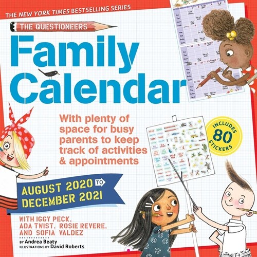 The Questioneers 17-Month 2020-2021 Family Wall Calendar: August 2020-December 2021 (Wall)