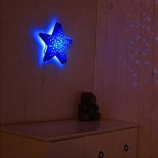[LAMPDA]LED형 별모양 벽등(블루)