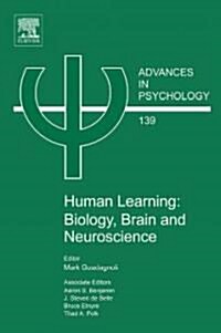 Human Learning: Biology, Brain, and Neuroscience (Hardcover)