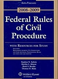 Federal Rules of Civil Procedure 2008-2009 (Paperback)