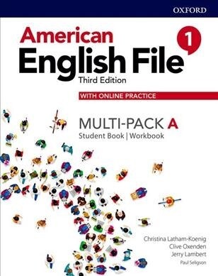 American English File: Level 1: Student Book/Workbook Multi-Pack A with Online Practice (Package, 3 Revised edition)
