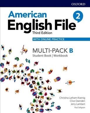 American English File: Level 2: Student Book/Workbook Multi-Pack B with Online Practice (Multiple-component retail product, 3 Revised edition)