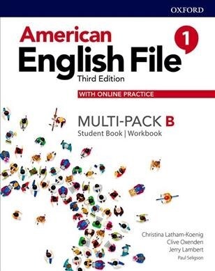 American English File: Level 1: Student Book/Workbook Multi-Pack B with Online Practice (Multiple-component retail product, 3 Revised edition)