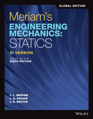Meriams Engineering Mechanics : Statics (Paperback, SI Version, 9th Edition, Global Edition )
