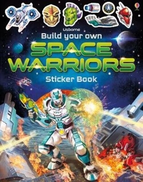 Build Your Own Space Warriors Sticker Book (Paperback)