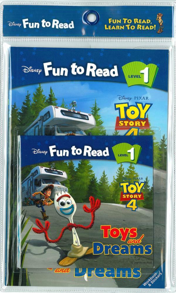 Disney Fun to Read Set 1-33 : Toys and Dreams (토이스토리 4) (Paperback + Workbook + Audio CD)