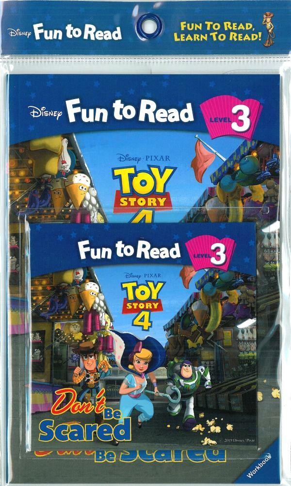 Disney Fun to Read 3-26 : Dont Be Scared (토이스토리 4) (Paperback + Workbook + Audio CD)