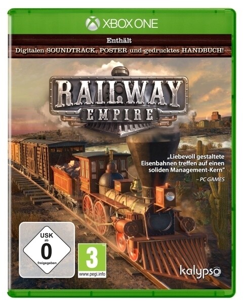 Railway Empire, 1 Xbox One-Blu-ray Disc (Blu-ray)