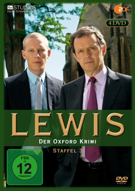 Lewis - Der Oxford Krimi. Staffel.3, 4 DVDs (DVD Video)