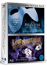 [블루레이] 오페라의 유령 : 25주년 기념 라이브 공연 + 오페라의 유령 2 : 러브 네버 다이즈 공연 실황 - 더블팩 (2disc)