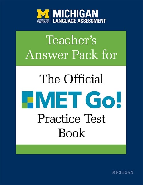 Teachers Answer Pack for the Official Met Go! Practice Test Book (Paperback)