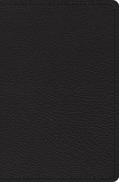 ESV Heirloom Single Column Legacy Bible (Goatskin, Black) (Leather)