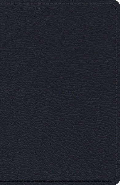 ESV Heirloom Single Column Legacy Bible (Goatskin, Blue) (Leather)
