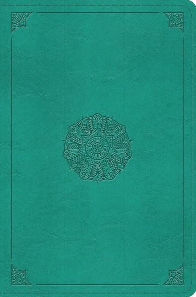 ESV Compact Bible (Trutone, Turquoise, Emblem Design) (Imitation Leather)