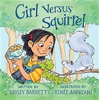 Girl versus squirrel