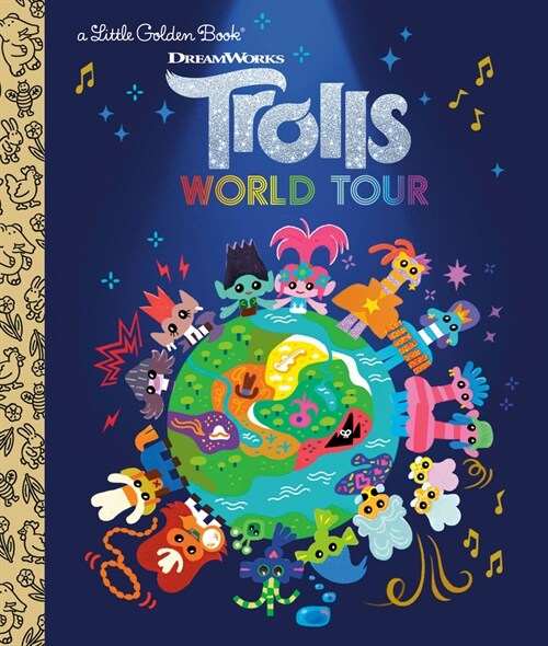 Trolls World Tour Little Golden Book (DreamWorks Trolls World Tour) (Hardcover)