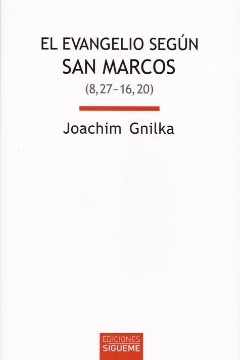 EVANGELIO SEGUN SAN MARCOS (Paperback)