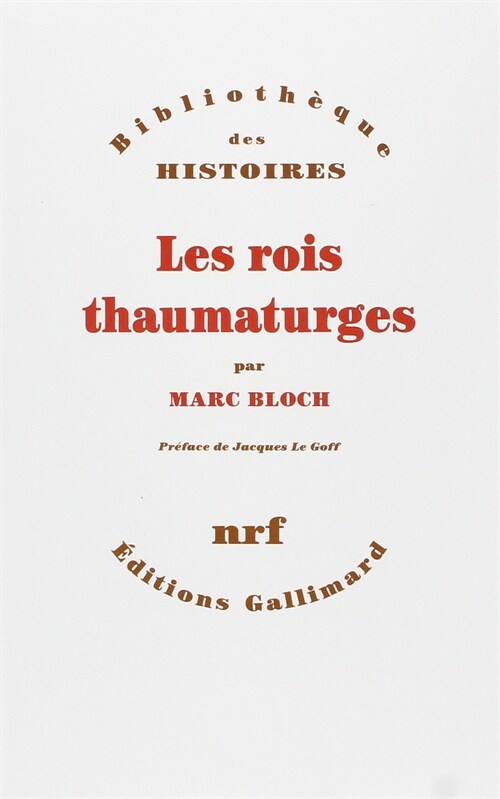 Les rois thaumaturges (Paperback)