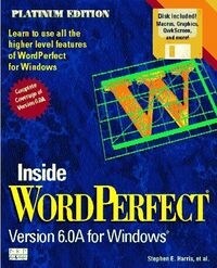 INSIDE WORDPERFECT 6 WINDOWS-DSK (Book)