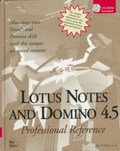 LOTUS NOTES DOMINO 4.5 PROFESSIONAL RE (Book)