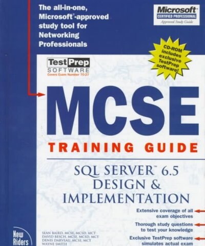 MCSE TRAINING G SQL SERVER 6.5 DESIGN (Book)