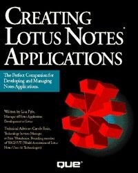 CREATING LOTUS NOTES APPLICATIONS (Book)