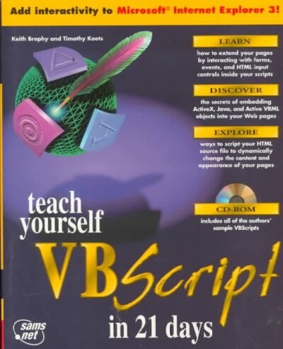 TEACH YOURSELF VBSCRIPT (Book)