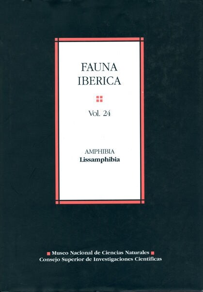 FAUNA IBERICA 24 AMPHIBIA LISSAMPHIBIA (Book)