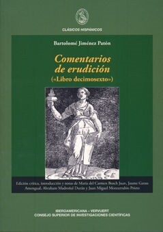 COMENTARIOS DE ERUDICION (Book)
