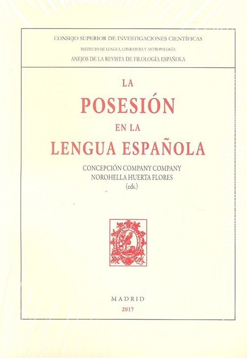 POSESION EN LA LENGUA ESPANOLA,LA (Book)