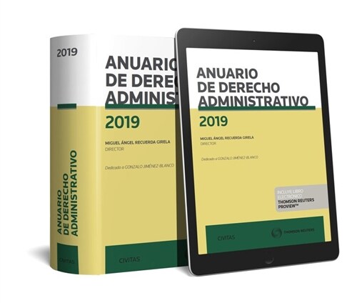 ANUARIO DE DERECHO ADMINISTRATIVO 2019 DUO (Hardcover)