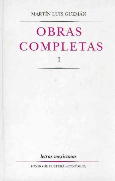 Obras Completas, I (Hardcover)