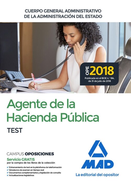 AGENTES HACIENDA PUBLICA CUERPO GENERAL ADMINISTRATIVO TEST (Paperback)