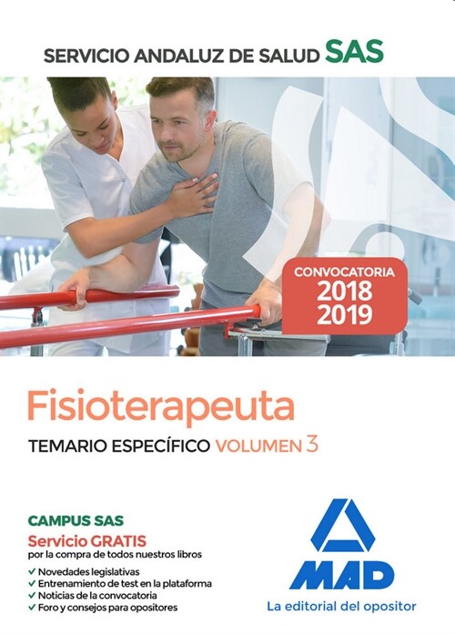 FISIOTERAPEUTA SERVICIO ANDALUZ SALUD TEMARIO ESPEC VOL 3 (Paperback)