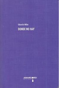 DONDE NO HAY (Book)