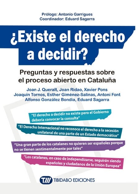 ¿EXISTE EL DERECHO A DECIDIR？ (Book)