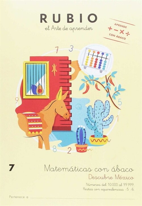 MATEMATICAS CON ABACO 7 DESCUBRE MEXICO (Paperback)