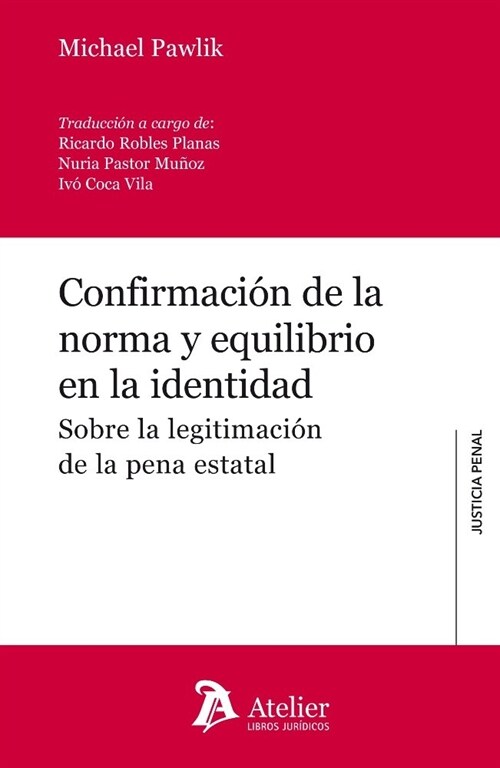 CONFIRMACION DE LA NORMA Y EQUILIBRIO EN LA IDENTIDAD SOBR (Paperback)