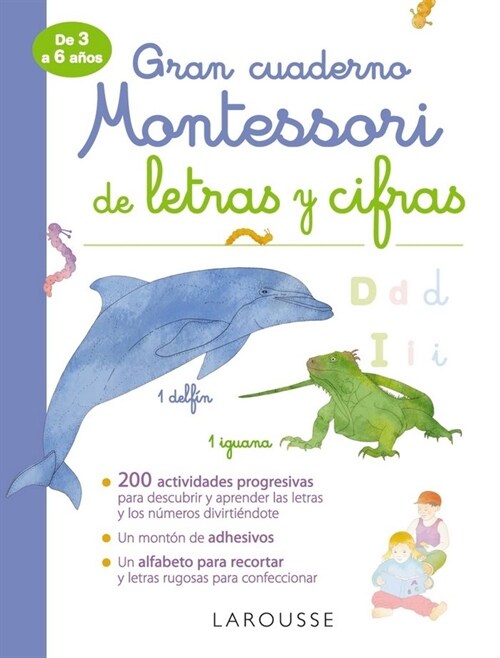 GRAN CUADERNO MONTESSORI DE LETRAS Y CIFRAS (Paperback)