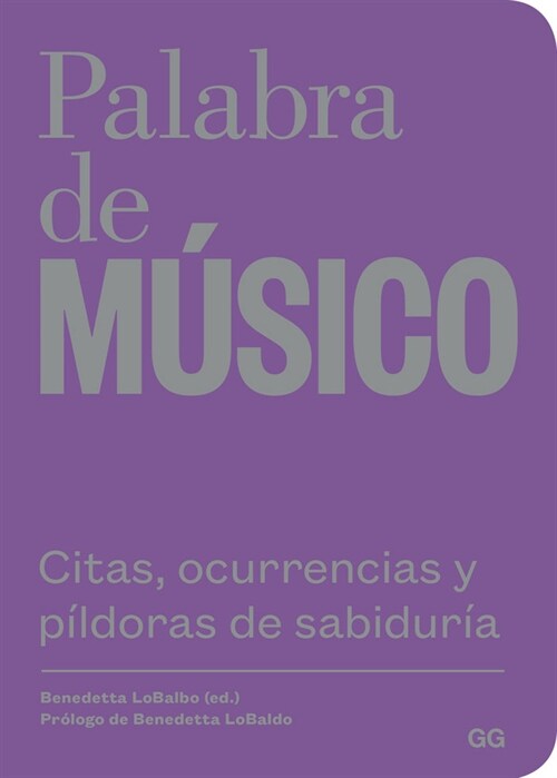 PALABRA DE MUSICO (Book)