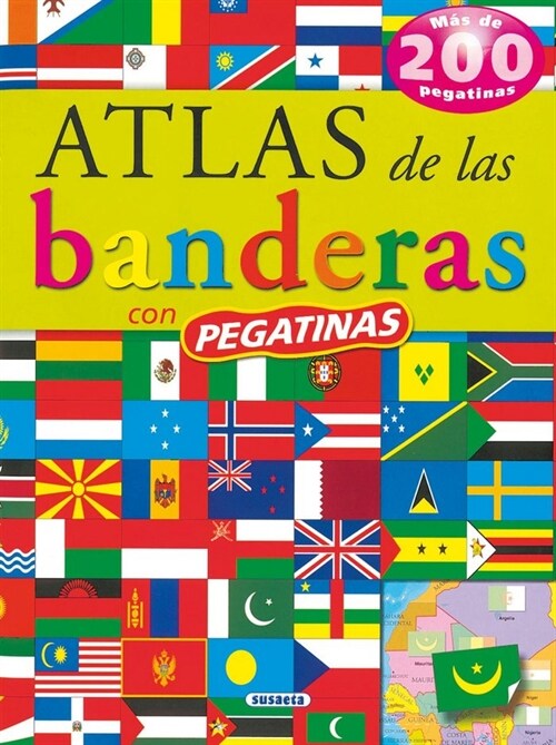ATLAS DE BANDERAS CON PEGATINAS (Book)