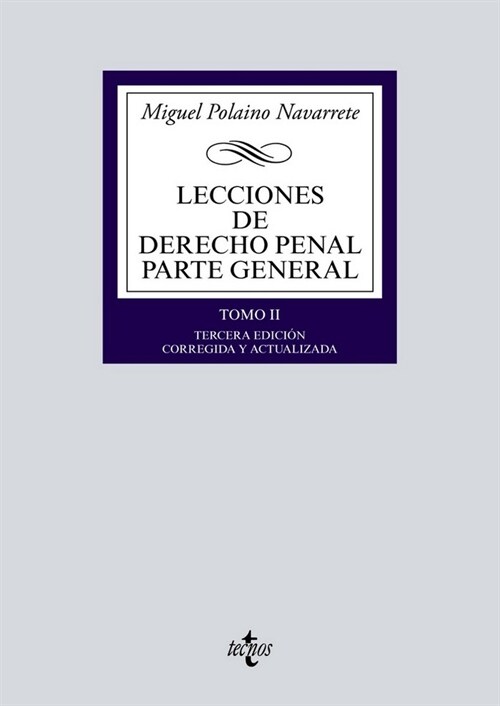 LECCIONES DE DERECHO PENAL PARTE GENERAL (Paperback)