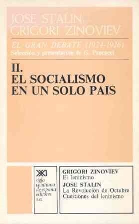 SOCIALISMO EN UN SOLO PAIS,EL (Book)